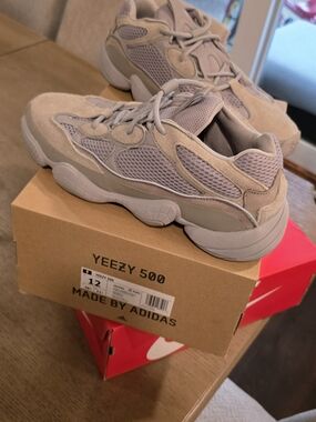 Adidas Yeezy 500 Desert Rat - Taupe Gray Sneakers